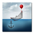 Placa Decorativa - Âncora - Balão - 1246plmk