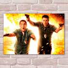 Placa Decorativa Anjos Da Lei 2 Mdf 20x30cm