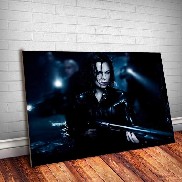 Placa Decorativa Anjos Da Noite 1 Selene Mdf 20x30cm