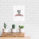 Placa Decorativa Aqui Tem Amor 18x27cm