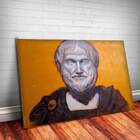 Placa Decorativa Aristóteles 2 Filosofia Mdf 20x30cm