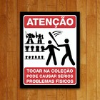 Placa Decorativa Atenção - Coleção
