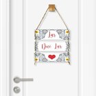 Placa Decorativa Azulejo Português Lar Doce Lar Com Corda Sis