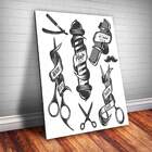 Placa Decorativa Barbearia 21 Desenhos Mdf 30x45cm