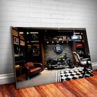 Placa Decorativa Barbearia 2 Mdf 30x45cm