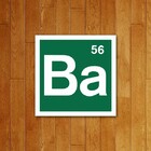 Placa Decorativa Bario