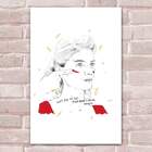 Placa Decorativa Bastardos Inglórios 5 Mdf 30x45cm