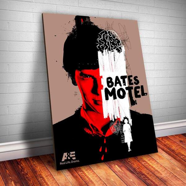Placa Decorativa Bates Motel 1 Norman Mdf 20x30cm