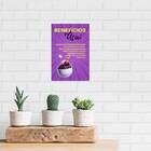 Placa Decorativa Benefícios Do Açaí 18x27cm