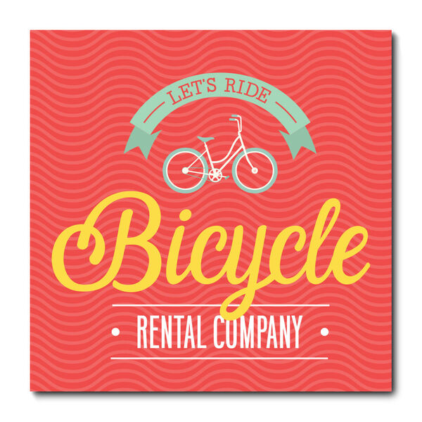 Placa Decorativa - Bicicleta - 1303plmk