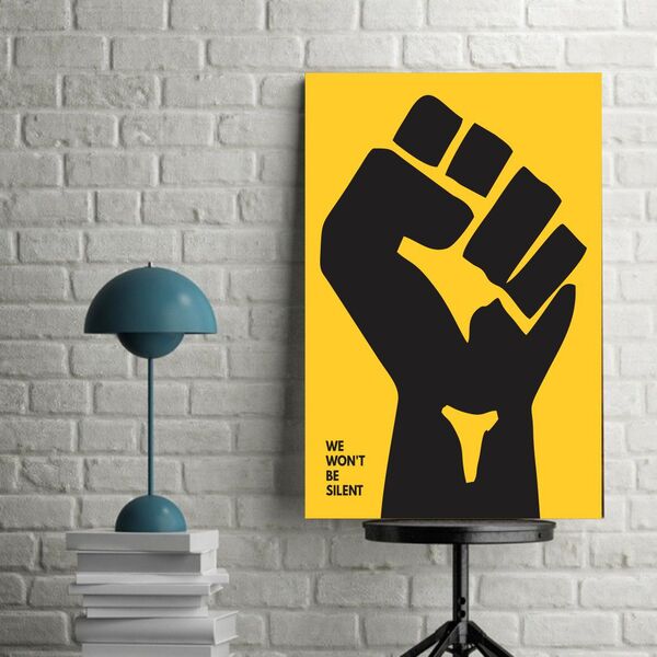 Placa Decorativa Black Lives Matter Blm-002