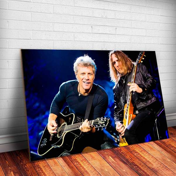 Placa Decorativa Bon Jovi 2 Mdf 30x45cm