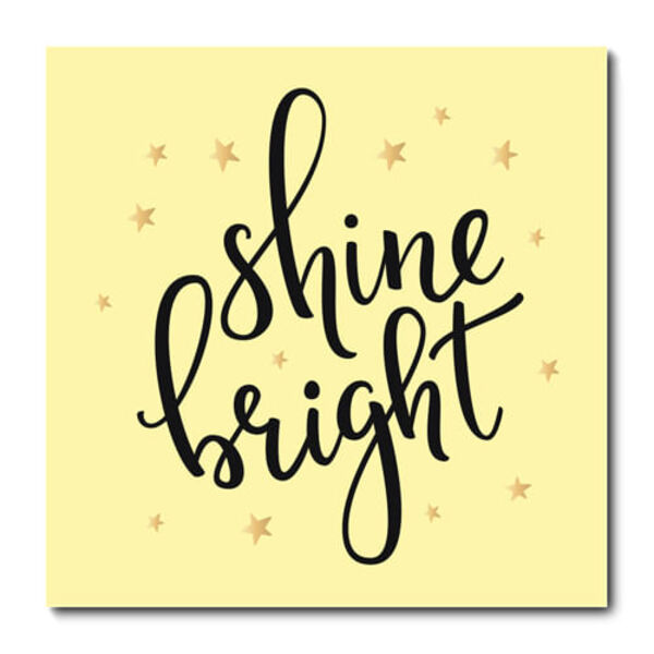 Placa Decorativa - Brilhar - 1638plmk