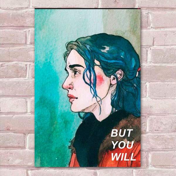 Placa Decorativa Brilho Eterno 03 Mdf 20x30cm