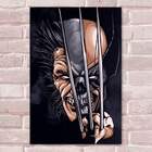 Placa Decorativa Cabeça Wolverine Mdf 30x45cm