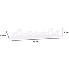 Placa Decorativa Cantinho Do Café Aramado Branco