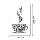Placa Decorativa Cappuccin Café