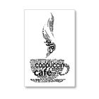 Placa Decorativa Cappuccin Café