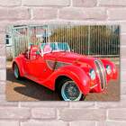 Placa Decorativa Carro Retrô 5 Mdf 30x45cm