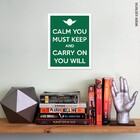 Placa Decorativa Carry On You Will