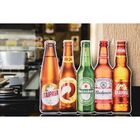 Placa Decorativa Cervejas Garrafas Beer Recorte 35x27 Cm