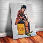 Placa Decorativa Chaplin 1 Mdf 20x30cm