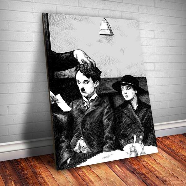 Placa Decorativa Chaplin 5 Mdf 20x30cm