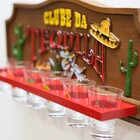 Placa Decorativa Clube Da Tequila  + Copos