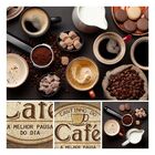 Placa Decorativa Com Corda Cantinho Do Café 22x30cm Mdf - Wp