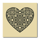 Placa Decorativa - Coração - 2128plmk