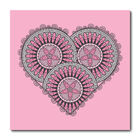 Placa Decorativa - Coração  - 1406plmk