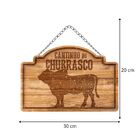 Placa Decorativa Cortes De Carne Cantinho Do Churrasco Com Co