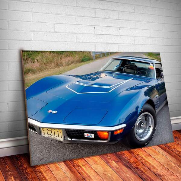 Placa Decorativa Corvette 11 Mdf 20x30cm