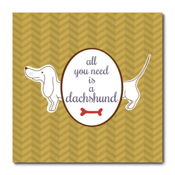 Placa Decorativa - Dachshund - Cachorro - 1576plmk