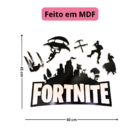 Placa Decorativa De Jogo - Serie - Anime Fortnite