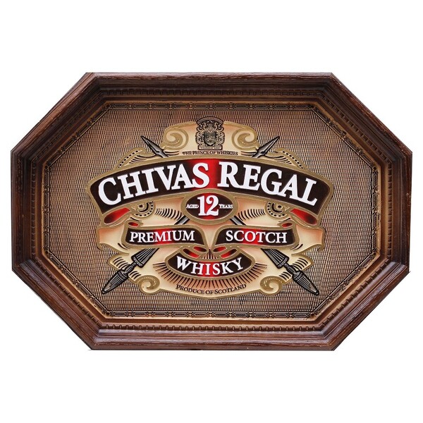 Placa Decorativa De Parede - Chivas Regal Grande