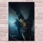 Placa Decorativa Death Note 3 Ryuki Mdf 20x30cm