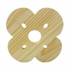 Placa Decorativa Descanso De Panela Mandala Flor Pinus Natura