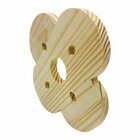 Placa Decorativa Descanso De Panela Mandala Flor Pinus Natura