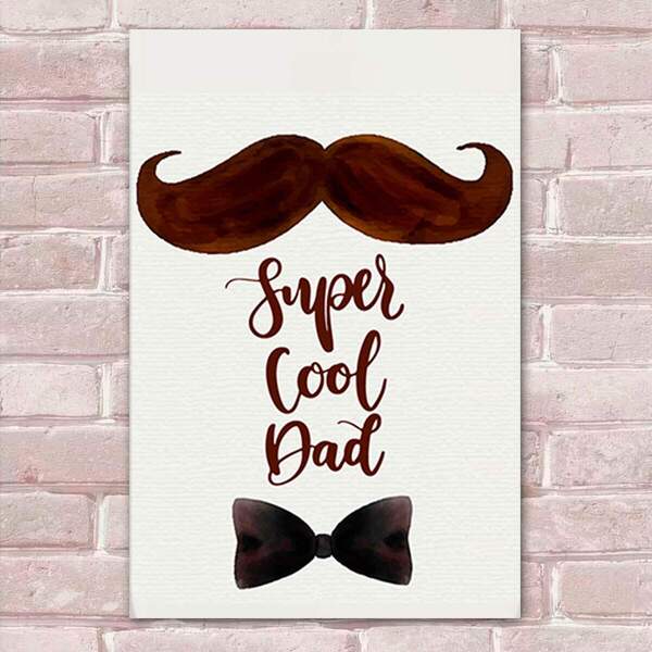 Placa Decorativa Dia Dos Pais 19 Mdf 20x30cm