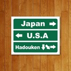 Placa Decorativa Direções Golpe