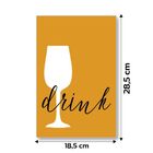 Placa Decorativa Drink