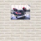Placa Decorativa Em Mdf Avião Redbull 20x30