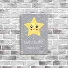 Placa Decorativa Em Mdf Brilha Estrelinha 20x30