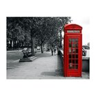 Placa Decorativa Em Mdf Cabine De Telefone Vermelho Europa 30