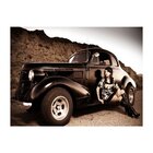 Placa Decorativa Em Mdf Carro Antigo Ensaio 20x30