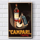 Placa Decorativa em MDF com 20x30cm - Modelo P156 - Campari
