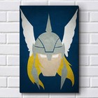Placa Decorativa em MDF com 20x30cm - Modelo P15 - Thor - Vin