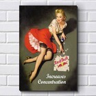 Placa Decorativa em MDF com 20x30cm - Modelo P246 - Pin Up
