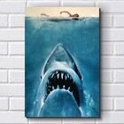 Placa Decorativa em MDF com 20x30cm - Modelo P268 - Tubarão